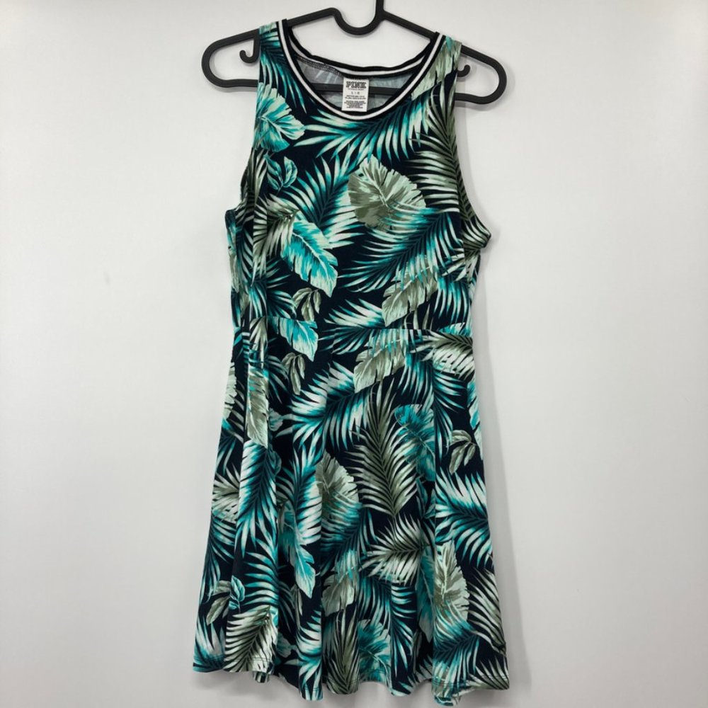 Victoria's Secret PINK Dress Tropical Palm Trees